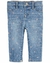 Pantalones De Mezclilla Con Estampado De Corazones