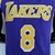 BRYANT#8 Los Angeles Lakers Jordan Purple - comprar online
