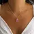 Collar minerva turquesa