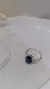 Anillo cristal azul - comprar online