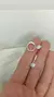 Argollitas corazón cubic inflado - comprar online