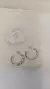 Semi argollitas torzadas strass