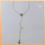 Colar Gravatinha Pirita Bruta Dourado - comprar online
