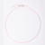 Colar Minimalista Cristal Quartzo Rosa e Fecho em Prata 925 -Amor e Ternura - comprar online