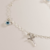 Pulseira Fé e Olho Grego Prata 925