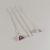 Brinco Passante Geometrico Zirconia Prata 925 - comprar online
