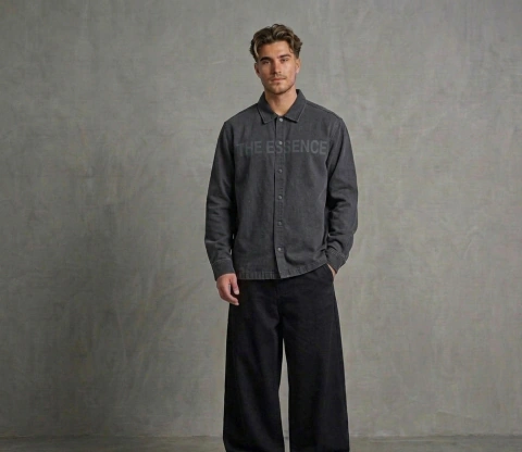 Camisa de Jean Rodeo Negra
