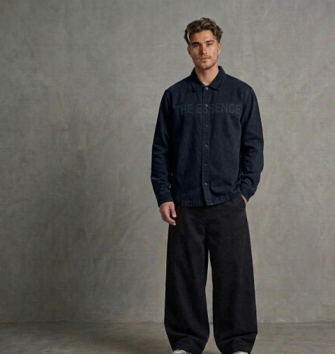 Camisa Jean Rodeo Azul