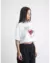 Crop top Love in the Dark blanco - comprar online