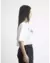 Crop top Love in the Dark blanco en internet