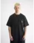 Remera oversize Global Logo Negro