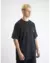 Remera oversize Global Logo Negro - comprar online