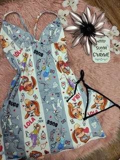 pijama enterizo con tanga - comprar online