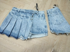faldas short en jeans