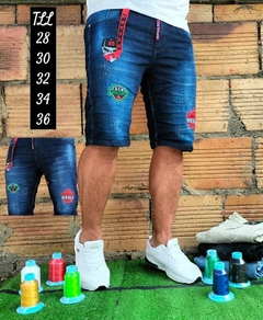 bermuda en jeans para caballero