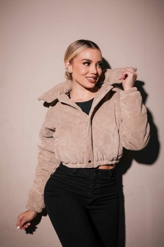 chaqueta gabán para dama