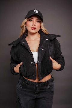 chaqueta gabán para dama