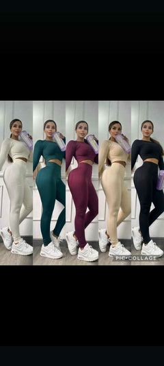 conjunto leggins y blusa manga larga