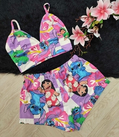 pijama short y blusa - tienda online