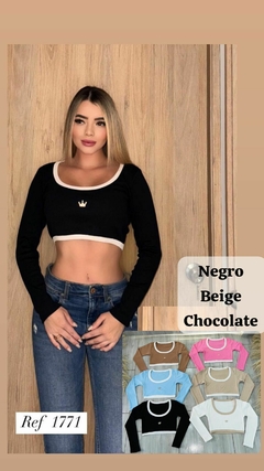 buso manga larga rib
