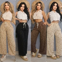 pantalon flores