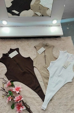 body cremallera manga siza