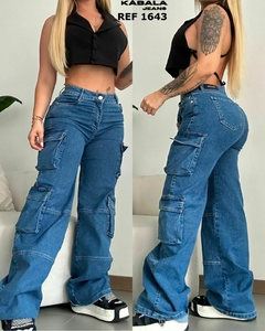 pantalon cargo elastico