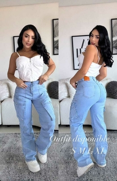 pantalon cargo elena boteli
