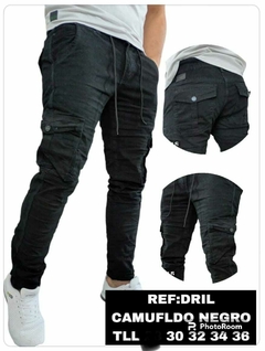 pantalon cargo tipo jogger