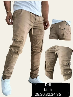 pantalon cargo tipo jogger - comprar online