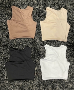 crop tops en acetato - comprar online