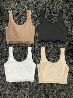 crop tops en acetato