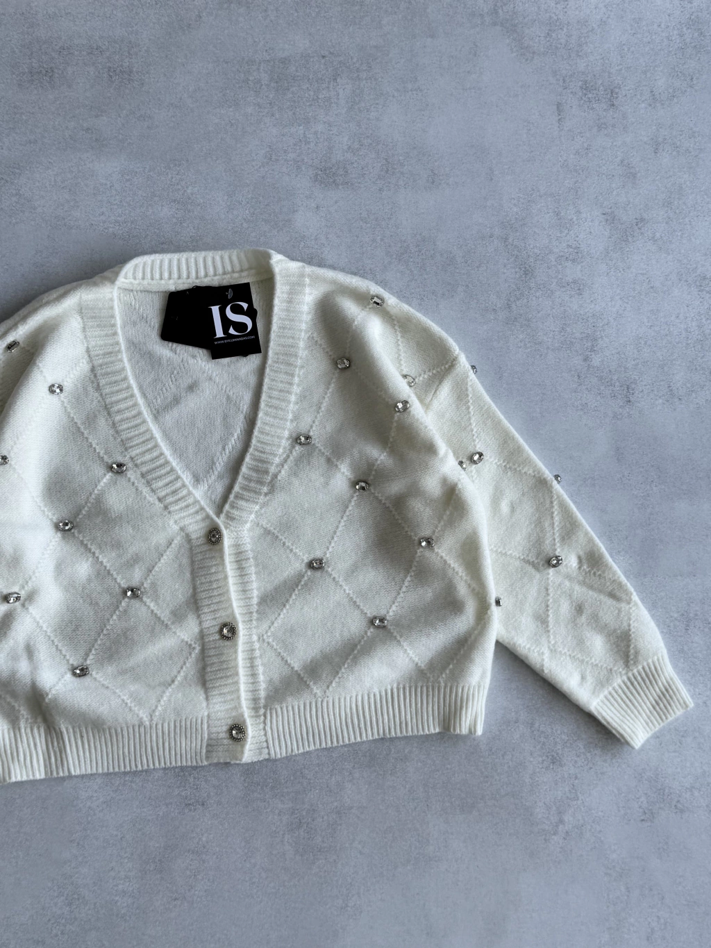SWEATER CARDIGAN STRASS IMPORTADO