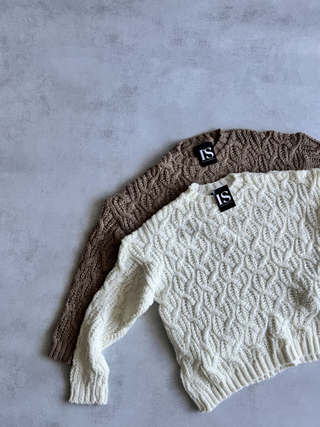 SWEATER TRENZADO NUBE IMP.