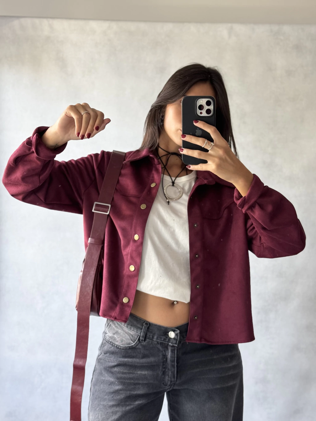 CHAQUETA GAMUZADA NATY