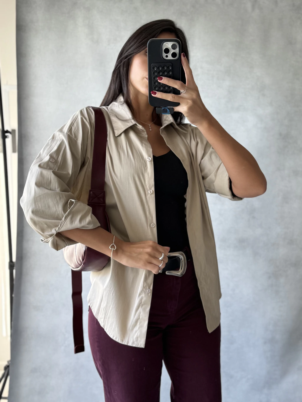 CAMISA LARGA BASIC TRENDY