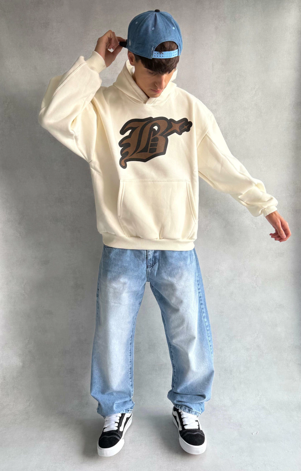 HOODIE BOXY B STAR