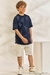 Conjunto de Camiseta em Meia Malha e Bermuda em Linho Panamá com Elastano 75749 Johnny Fox - comprar online