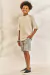 Conjunto de Bata em Malha Relevo e Bermuda em Malha Jacquard 75715 Johnny Fox - comprar online
