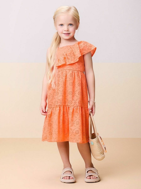 VESTIDO DE LAISE COM BABADOS
