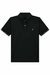 CAMISA POLO EM MEIA MALHA PRETO - comprar online