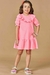 VESTIDO EM MALHA TEXTURIZADA ROSA