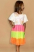 VESTIDO EM COTTON E TULE COLORIDO na internet