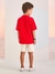CJ T-SHIRT BERMUDA VERMELHO PREPPY - comprar online