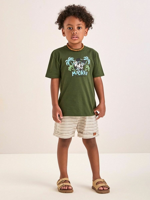 CJ T-SHIRT BERMUDA VERDE MILITAR