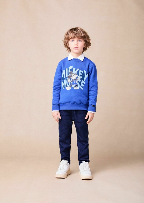 CASACO AZUL DO MICKEY MOUSE