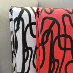 Imagen de Mantel cuerina estampado 2 metros
