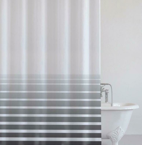 Cortina baño estampada con diseño