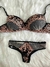 Conjunto de Renda c/ Tule Mari - Preto