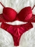 Conjunto de Renda Elis - Bojo c/ Microfibra - Vermelho na internet
